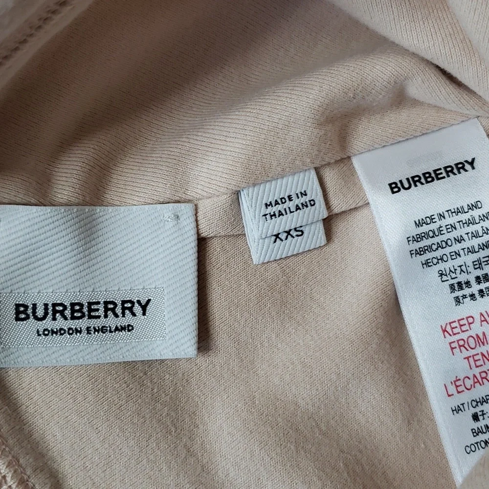 Burberry NWOT Check-Trim Infant Baby Hat